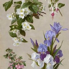 Схема вышивки «Цветы 1»