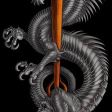 Схема вышивки «Дракон»