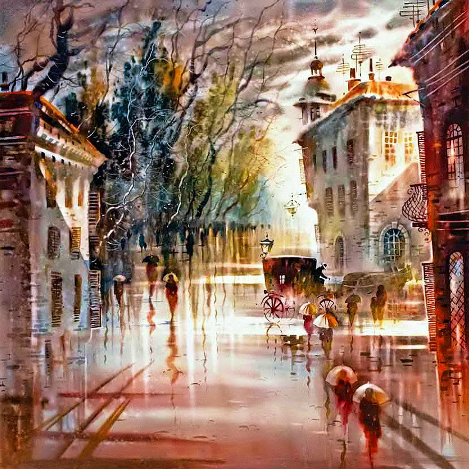 dážd v meste - оригинал