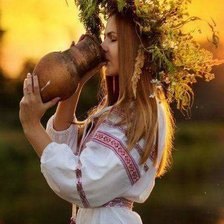 Схема вышивки «Девушка 1»