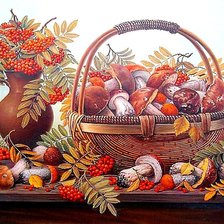 Схема вышивки «Осенний натюрморт.»