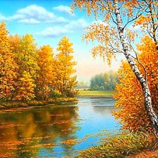 Схема вышивки «Осень.»