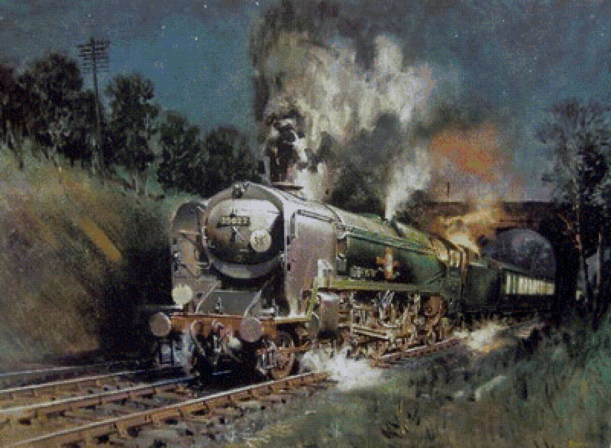 Паровоз - предпросмотр