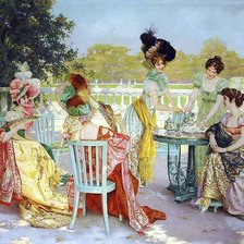 Схема вышивки «дамская вечеринка»