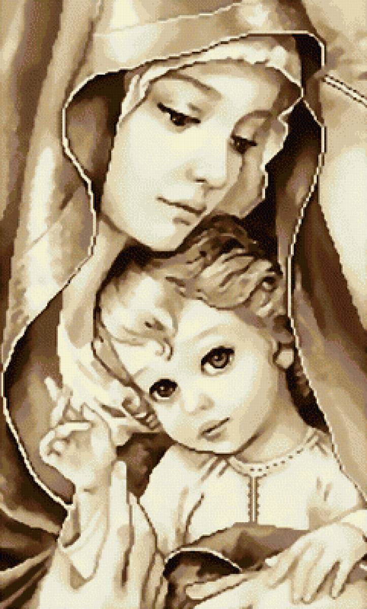 икона - икона, детя, мать - предпросмотр