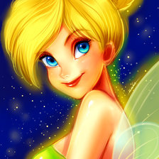 Схема вышивки «фея динь динь»