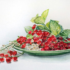 Схема вышивки «Серия "Натюрморты".  Смородина»