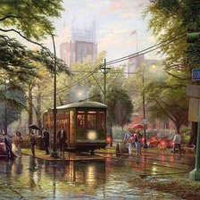 Схема вышивки «Обычный день»