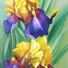 Схема вышивки «Ирисы 2»