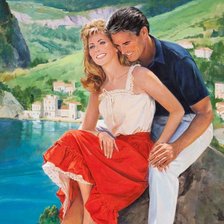 Схема вышивки «пара»