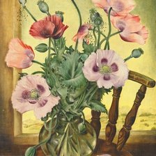 Схема вышивки «maky vo váze»