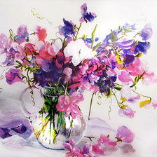 Схема вышивки «Букет цветов»