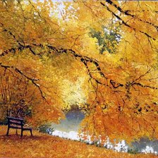 Схема вышивки «Золотая осень»