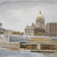 Схема вышивки «Питер»