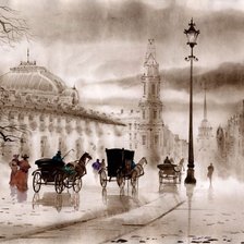 Схема вышивки «Питер»