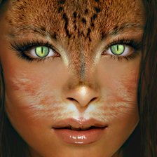 Схема вышивки «Девушка»