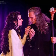 Схема вышивки «Рейстлин и Крисания»