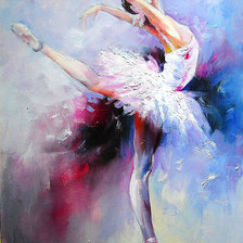 Схема вышивки «Балерина»