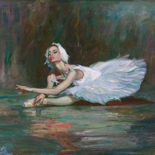 Схема вышивки «Балерина»