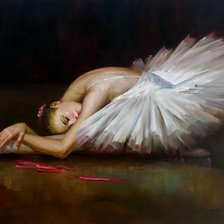 Схема вышивки «Балерина»