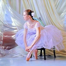 Схема вышивки «Балерина»