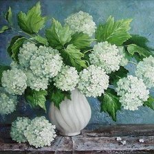 Схема вышивки «гортензия»