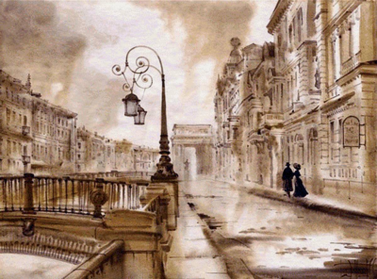 Питер - пейзаж, санкт-петербург, набережная, город, питер - предпросмотр