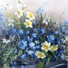 Схема вышивки «Букет цветов»