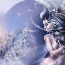 Схема вышивки «Зима»