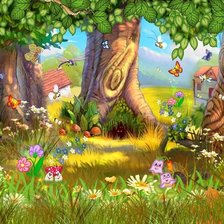 Схема вышивки «Волшебная поляна»