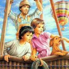 на воздушном шаре