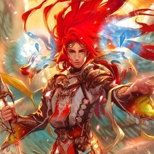 Схема вышивки «Воин»