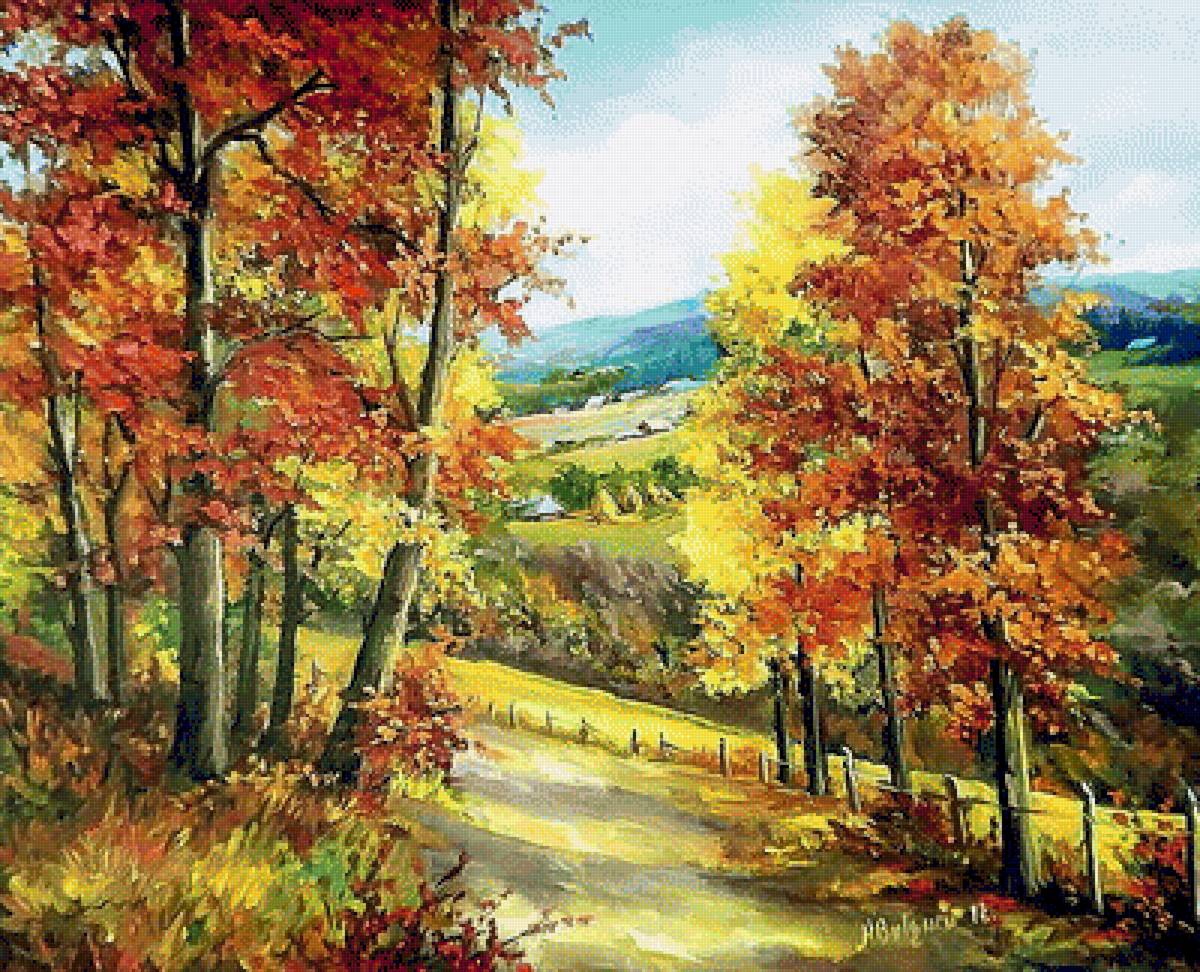 Пейзаж. - живопись., пейзаж - предпросмотр