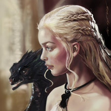 Схема вышивки «дейнерис»