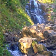 Схема вышивки «водопад на РОЗА ХУТОРЕ»