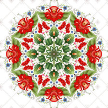 Схема вышивки «петриковский узор»