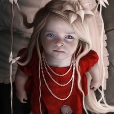 Схема вышивки «девочка»