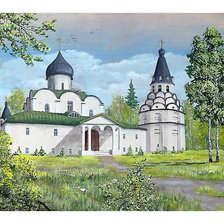 Схема вышивки «Серия "Храмы"»