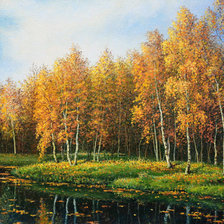 Худ. Папулин. Осень