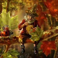 Схема вышивки «гном»