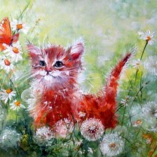 Схема вышивки «mačička»