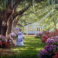 Схема вышивки «Волшебный сад»