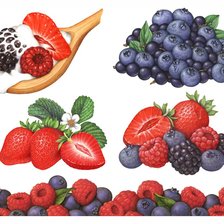 Схема вышивки «Ягоды»