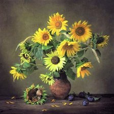 Схема вышивки «ПОДСОЛНУХИ»