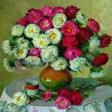 Схема вышивки «АСТРЫ»