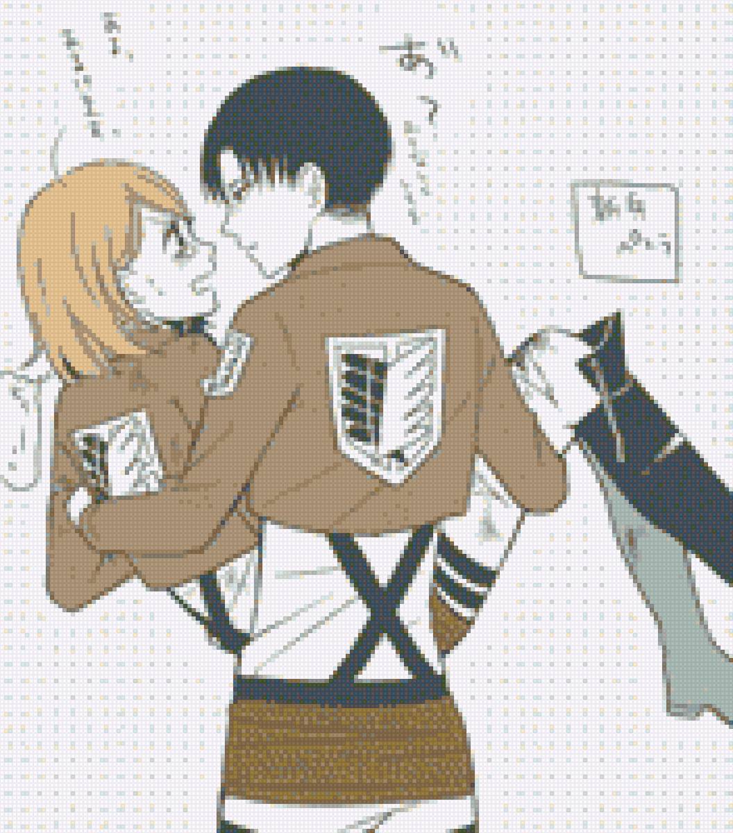 Петра и Леви - леви, аниме, леви и петра, петра, атака титанов - предпросмотр