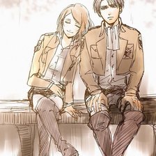 Схема вышивки «Леви и Петра»