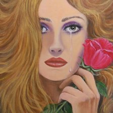 Схема вышивки «Девушка»