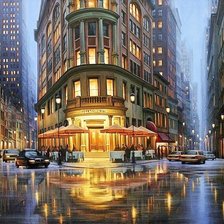 Схема вышивки «Городской пейзаж»