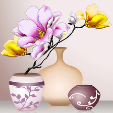 Схема вышивки «Магнолия»